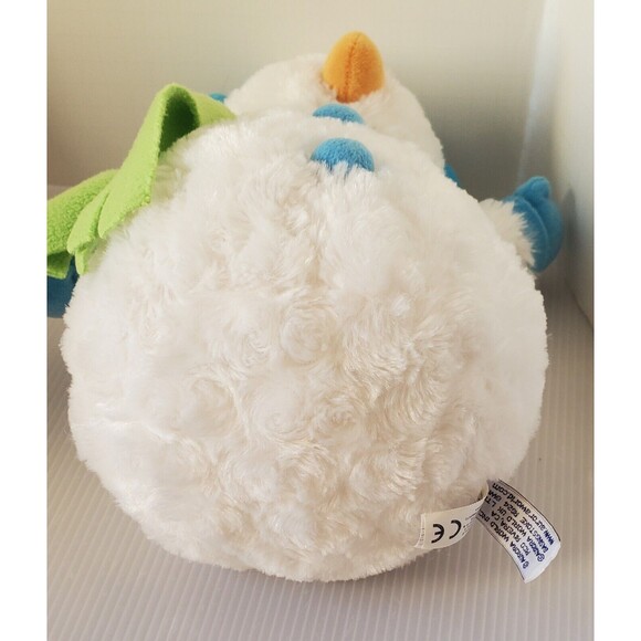 Aurora Bundled Up Snowman Blue Green Plush 10" Stuffed Animal Toy Scarf Earmuffs - Picture 6 of 8